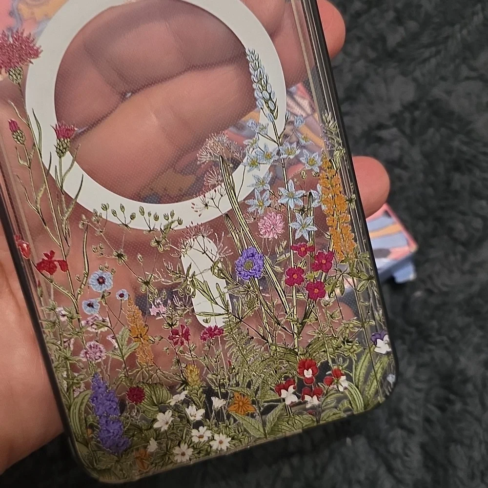 Galaxy S21 Floral Transparent Phone Case Soft